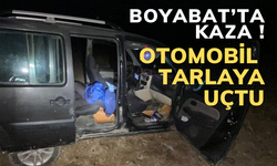 Boyabat Kuzveren Köyü Mevkiinde Tek Taraflı Kaza: 1 Yaralı