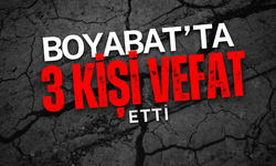 Boyabat’ta Üç  Kişi Hayatını Kaybetti