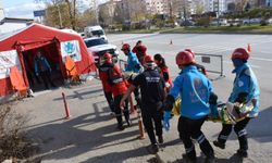 Boyabat'ta gerçeği aratmayan tatbikat !