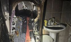 Boyabat’ta Çamaşır Makinesi Yangını Paniğe Neden Oldu