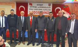 Boyabat Şoförler ve Otomobilciler Esnaf Odası Başkanlığına yeniden İrfan Erbaş seçildi