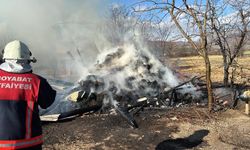 Boyabat’ta Samanlık Yangını Korkuttu