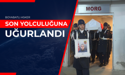 Boyabatlı Jandarma Er Onurcan Aktaş'ın naaşı hastaneden alındı