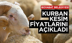 Boyabat Belediyesi 2026 Kurban Kesim Ücretlerini Açıkladı