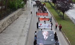Boyabat'ta Gençlik Yürüyüşü düzenlendi