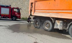 Boyabat’ta araç yangını : Büyümeden söndürüldü !