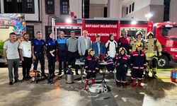 Boyabat Çocuk Şenliği'nde miniklere İtfaiyecilik ve Afet Eğitim