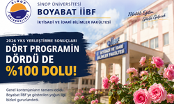 Boyabat İİBF’de 2026 YKS’de Tam Doluluk: Dört Programın Kontenjanı da Doldu
