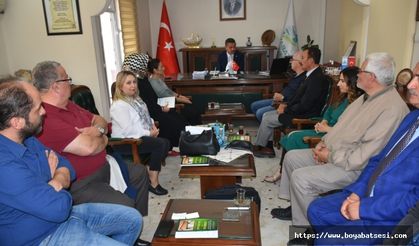 Samsun ve Sinop Üniversiteleri Heyetlerinden Boyabat Belediyesine Ziyaret 