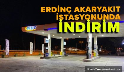 Boyabat Erdinç Akaryakıt İstasyonunda İndirimli Satışlar Başladı