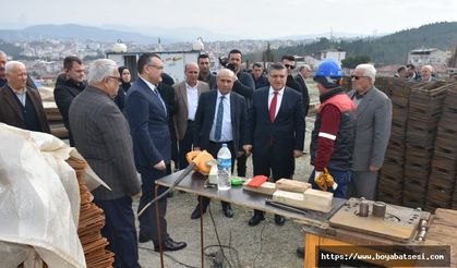 Sinop Valisi Özarslan, Boyabat OSB Müteşebbis Heyetiyle bir araya geldi