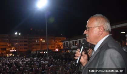Boyabat’ta Hasan Kara taraftarları seçim zaferini kutladı