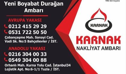 Yeni Boyabat Durağan Ambarı hizmetinizde