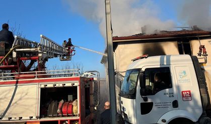 Yukarı Akpınar Köyü’nde Yangın  !