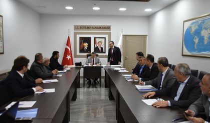 Boyabat'ta OSB Müteşebbis Heyeti toplantısı yapıldı