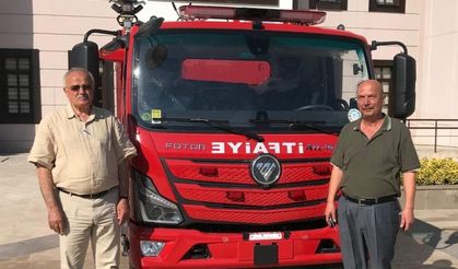 Yeni itfaiye aracı görevine başladı
