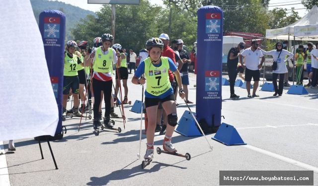 Tekerlekli Kayak Türkiye Şampiyonası Boyabat’ta başladı