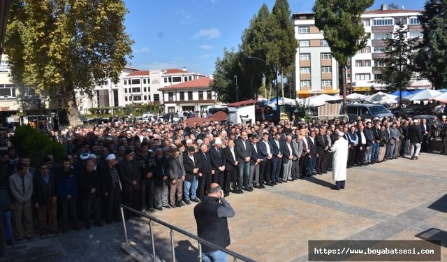 Boyabat'ta Filistin'de hayatını kaybedenler için gıyabi cenaze namazı kılındı
