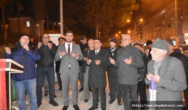 MHP Boyabat Belediye Başkan Adayı Murat Muslu vatandaşlar tarafından karşılandı