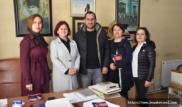 CHP Boyabat Belediye Başkan adayı Ayşe Melek Günal gazetemizi ziyaret etti