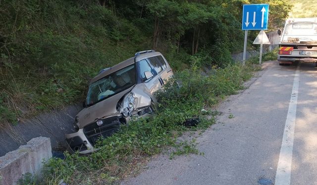 Boyabat Sinop yolunda kaza 4 kişi yaralandı !