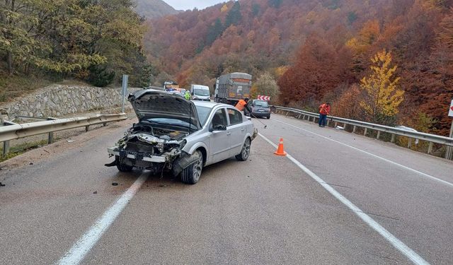 Boyabat Üzümlü mevkiinde kaza !