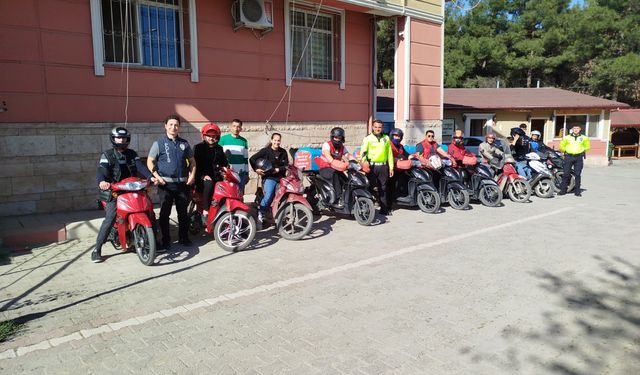 Boyabat'ta Güvenli Motosiklet Sürücülüğü eğitimi verildi.