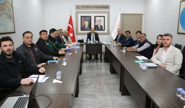 Boyabat'ta arazi toplulaştırma çalışmaları masaya yatırıldı