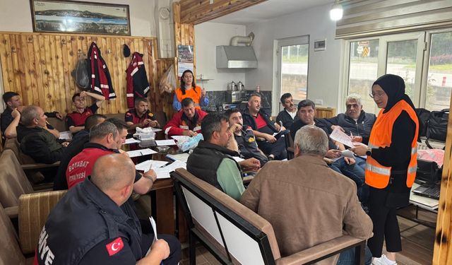 Boyabat Belediyesi personeline iş sağlığı ve güvenliği eğitimi