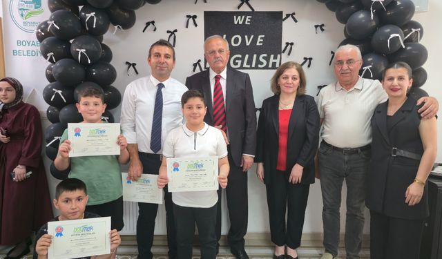 BOYMEK'te İngilizce Kursu Sertifika Töreni Düzenlendi