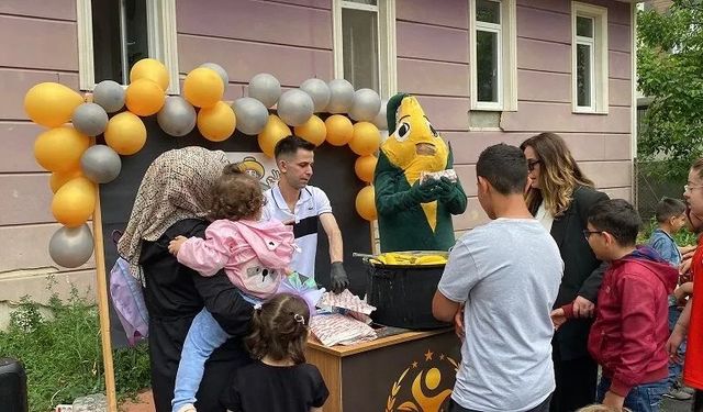 Çılgın Mısırcı’dan Boyabat’ta özel çocuklara özel etkinlik