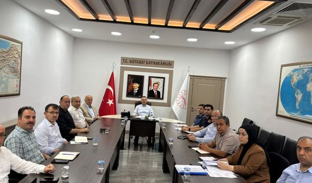 Boyabat’ta Kurumlar Arası Koordinasyon Toplantısı Gerçekleştirildi