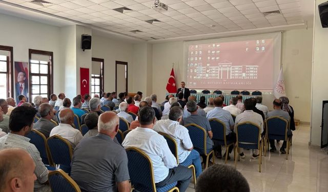 Boyabat’ta Muhtarlara Güvenlik ve Huzur Bilgilendirmesi