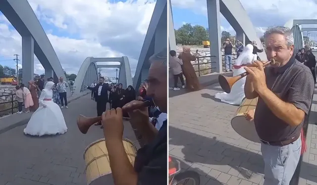 Boyabatlılar Bafra'daki tarihi köprüde geleneği yaşattı