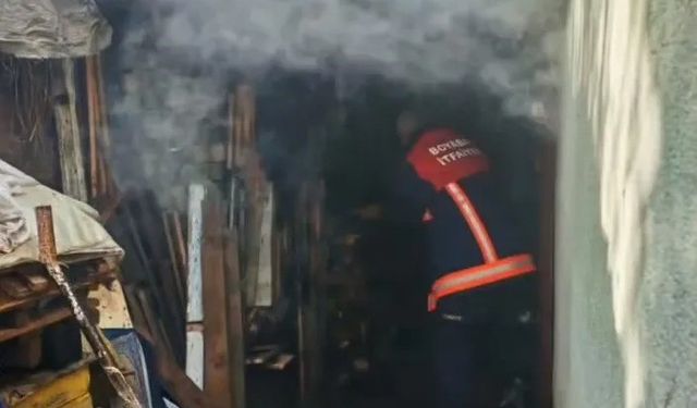 Boyabat Yeni Mahalle'de yangın paniği !