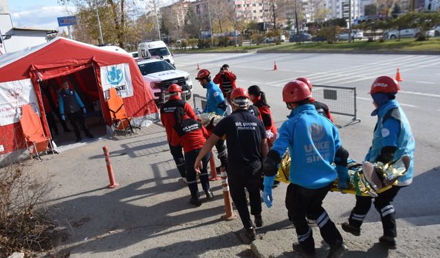Boyabat'ta gerçeği aratmayan tatbikat !