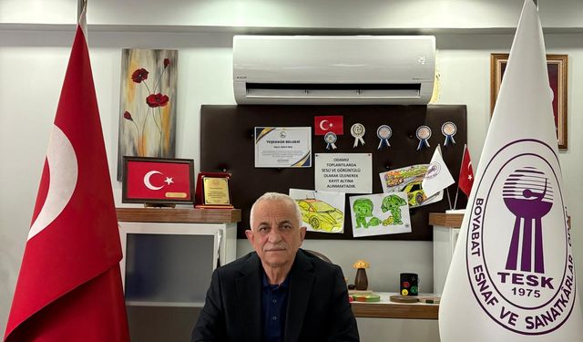 Boyabat Esnaf ve Sanatkârlar Odası Başkanı Şükrü Baş’tan açıklama