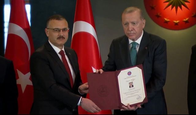 Cumhurbaşkanı Erdoğan'dan Boyabat Kaymakamı Enver Yılmaz’a Anlamlı Ödül