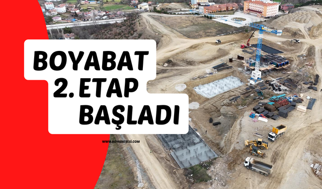Boyabat TOKİ 2. Etap Konutlarında İnşaat Çalışmaları Başladı