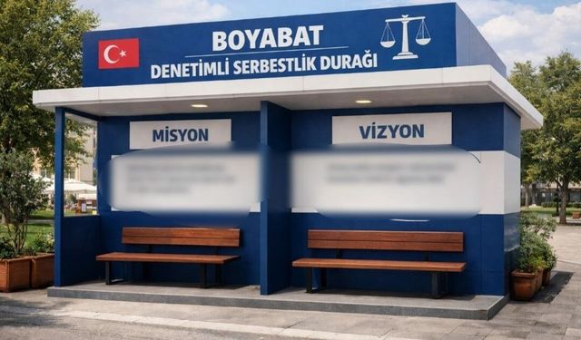 Minibüs Durağına “Denetimli Serbestlik Durağı” İsmi Verildi