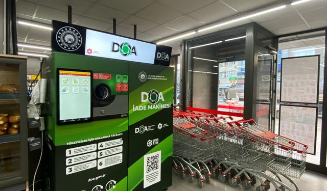 Boyabat’ta bir ilk ! Markete kuruldu