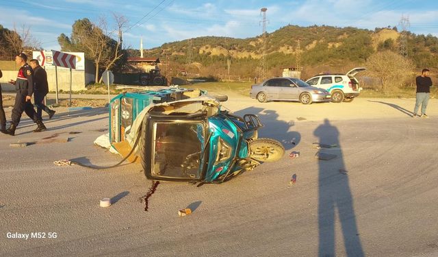 Boyabat’ta İftar Saatinde Kaza: 1 Yaralı