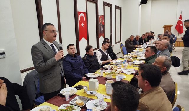 İftar programında konuşan Kaymakam Yılmaz ‘’ Bu ödül Boyabatlıların ortak başarısıdır ‘'