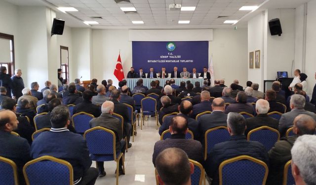 Boyabat'ta Muhtarlar Toplantısı gerçekleştirildi