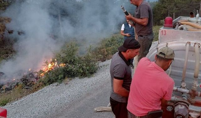 Kurusaray Köyü’nde facianın eşiğinden dönüldü