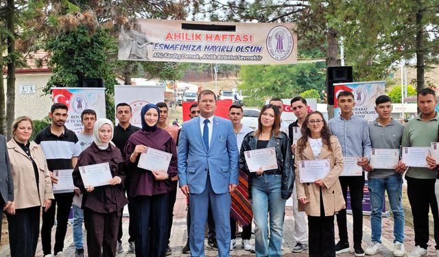 Boyabat’ta Ahilik Haftası Düzenlenen Programla Kutlandı