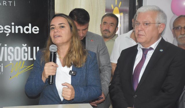 Alparslan Türkeş’in kızı Dr. Ayyüce Türkeş Boyabat’ta