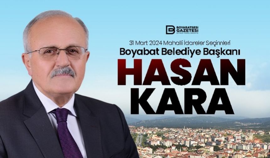 Boyabat’ın yeni belediye başkanı Hasan Kara oldu