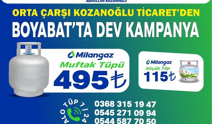 Kozanoğlu Ticaret'ten kampanya