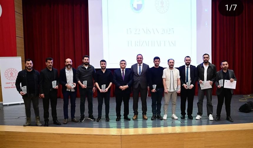 Sinop’un Tanıtımına Katkı Sağlayanlara Onur Plaketi
